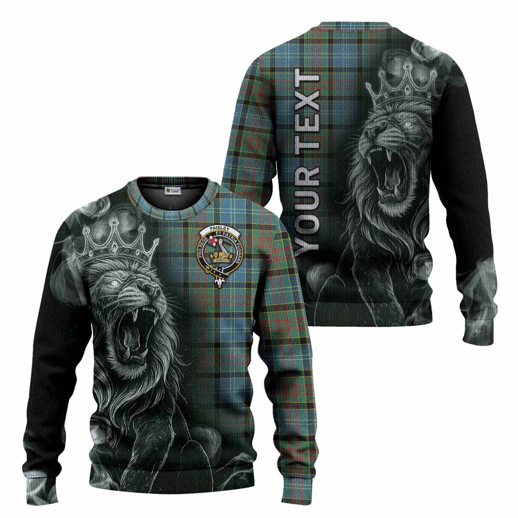 Paisley Tartan Knitted Sweater Roaring Lion Heritage