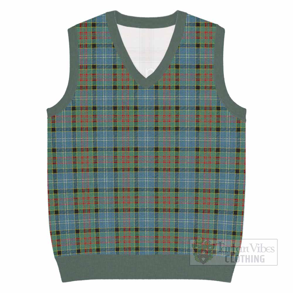Paisley Tartan Knitted V-Neck Vest - Tartan Vibes Clothing