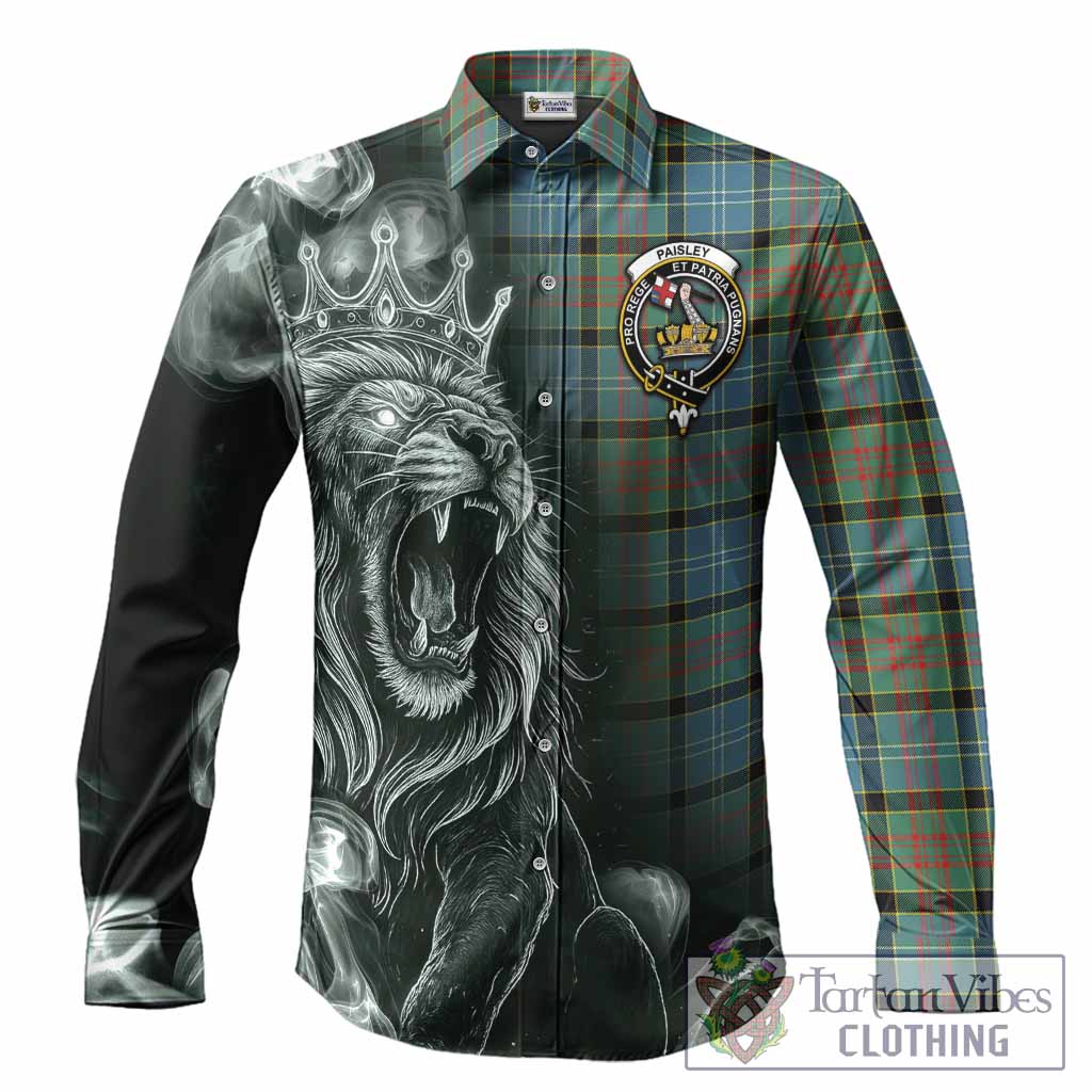 Paisley Tartan Long Sleeve Button Shirts Roaring Lion Heritage