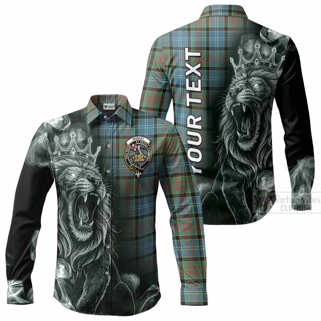 Paisley Tartan Long Sleeve Button Shirts Roaring Lion Heritage