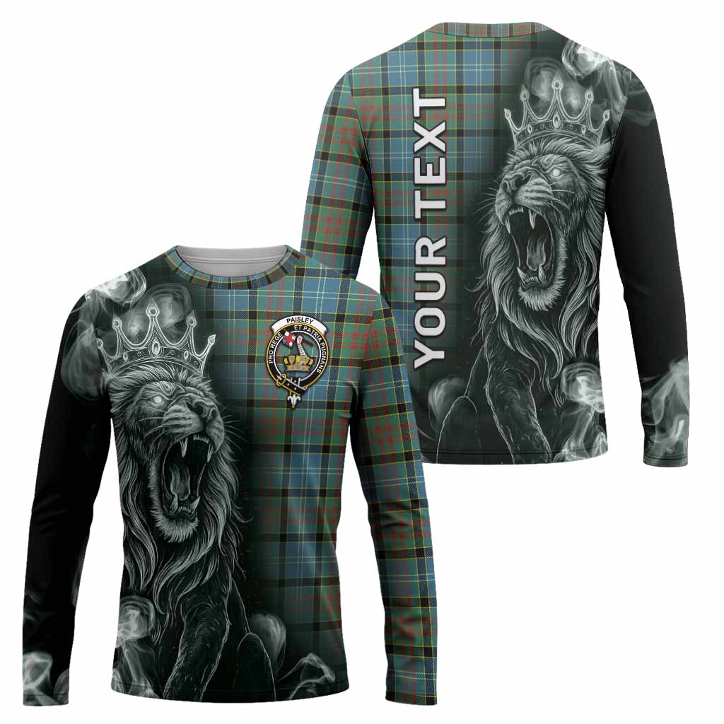 Paisley Tartan Long Sleeve T-Shirt Roaring Lion Heritage