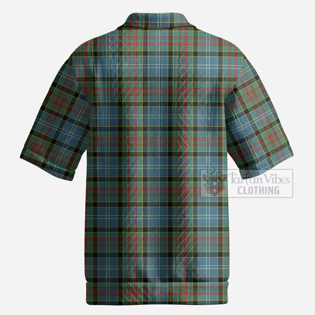 Paisley Tartan Men’s Polo Sweater Top