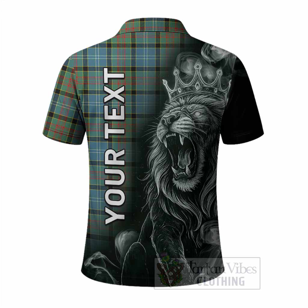 Paisley Tartan Polo Shirt Roaring Lion Heritage