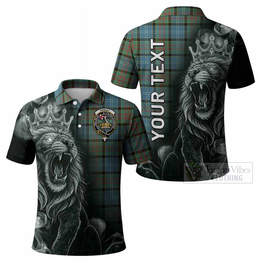 Paisley Tartan Polo Shirt Roaring Lion Heritage