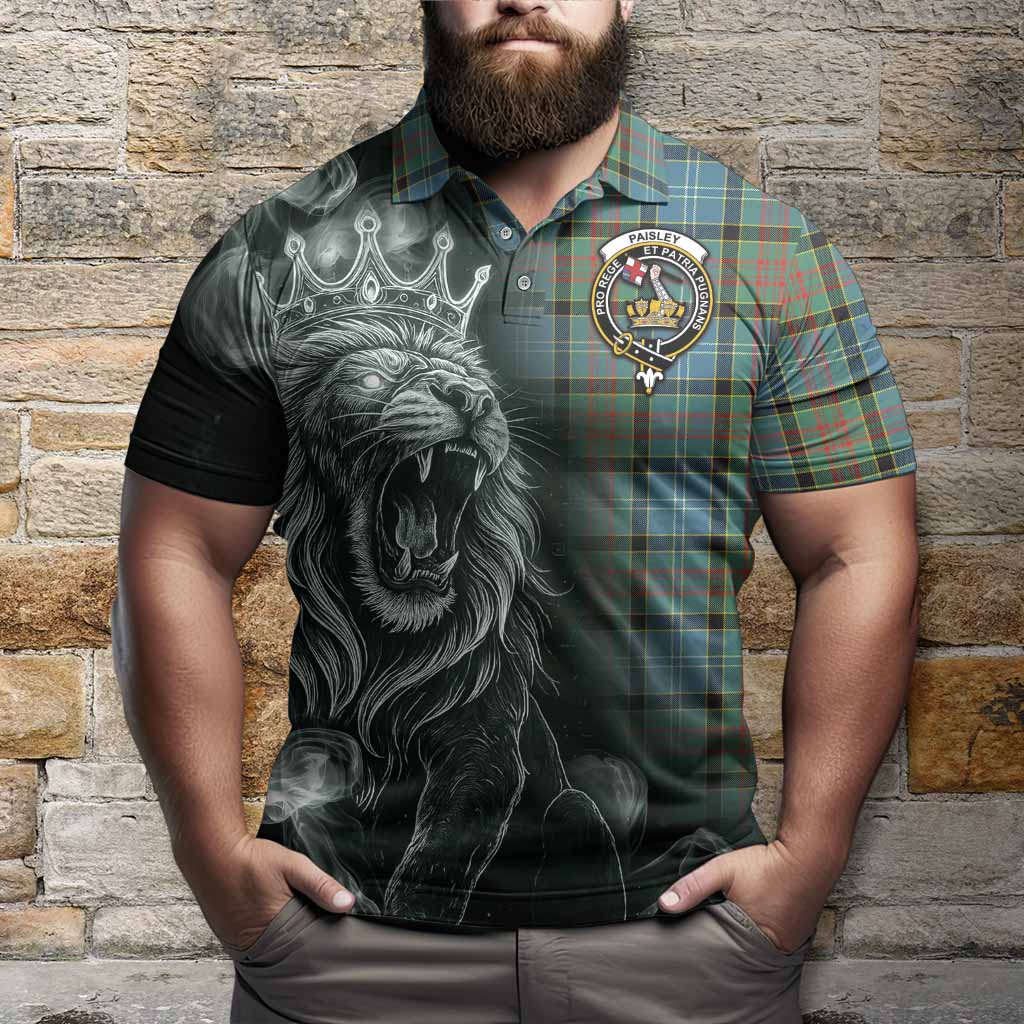 Paisley Tartan Polo Shirt Roaring Lion Heritage