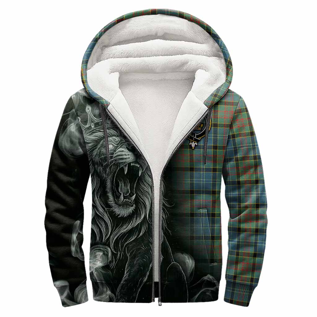 Paisley Tartan Sherpa Hoodie Roaring Lion Heritage