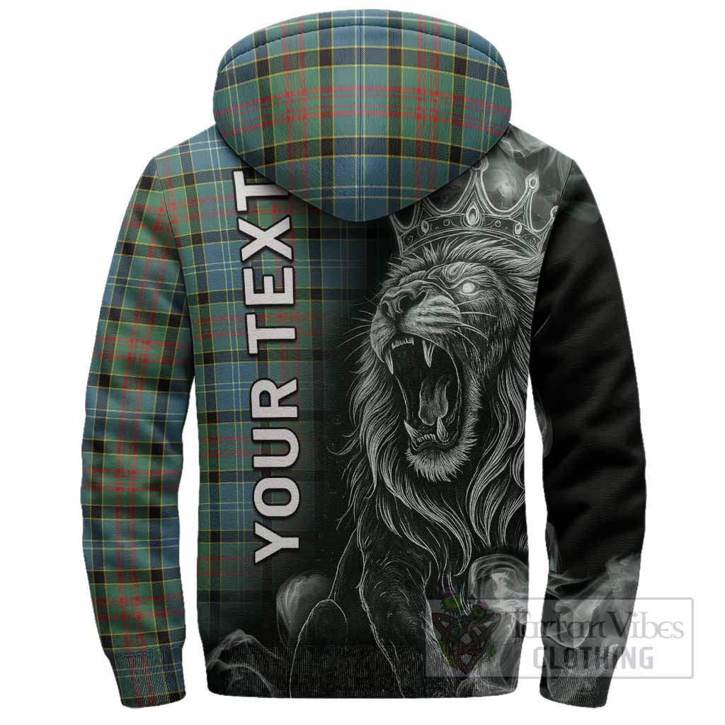 Paisley Tartan Sherpa Hoodie Roaring Lion Heritage