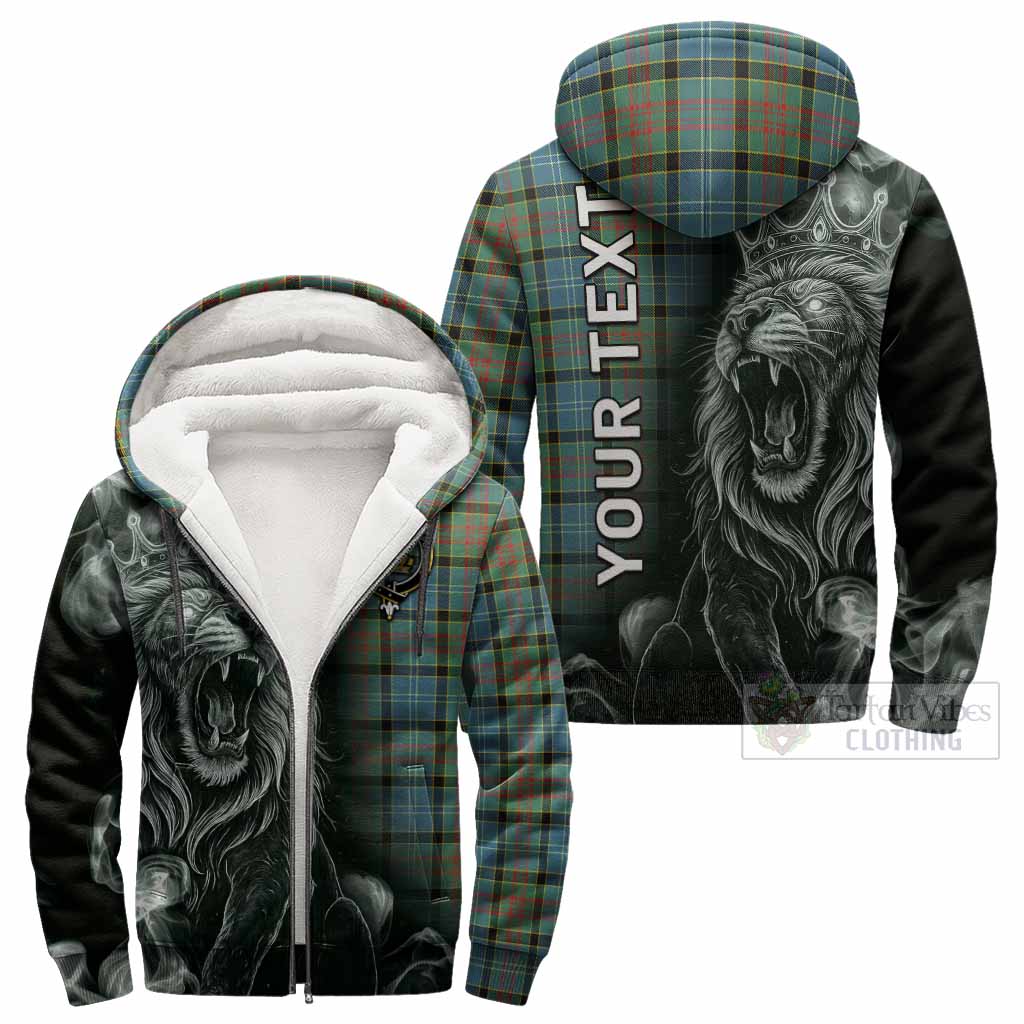 Paisley Tartan Sherpa Hoodie Roaring Lion Heritage