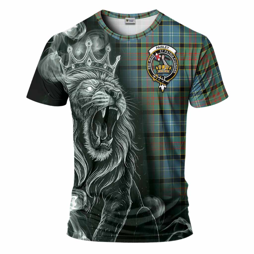 Paisley Tartan T-Shirt Roaring Lion Heritage