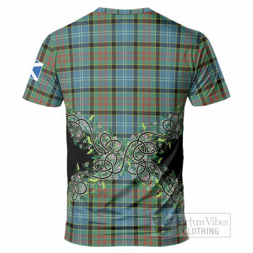 Paisley Tartan T-Shirt Thistle Scottish Spirit