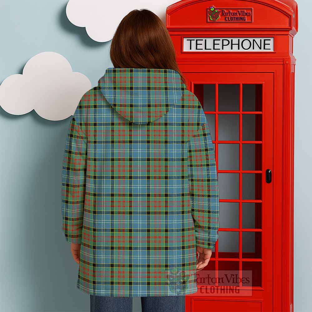 Paisley Tartan Wearable Blanket with Family Crest - Tartan Vibes Clothing