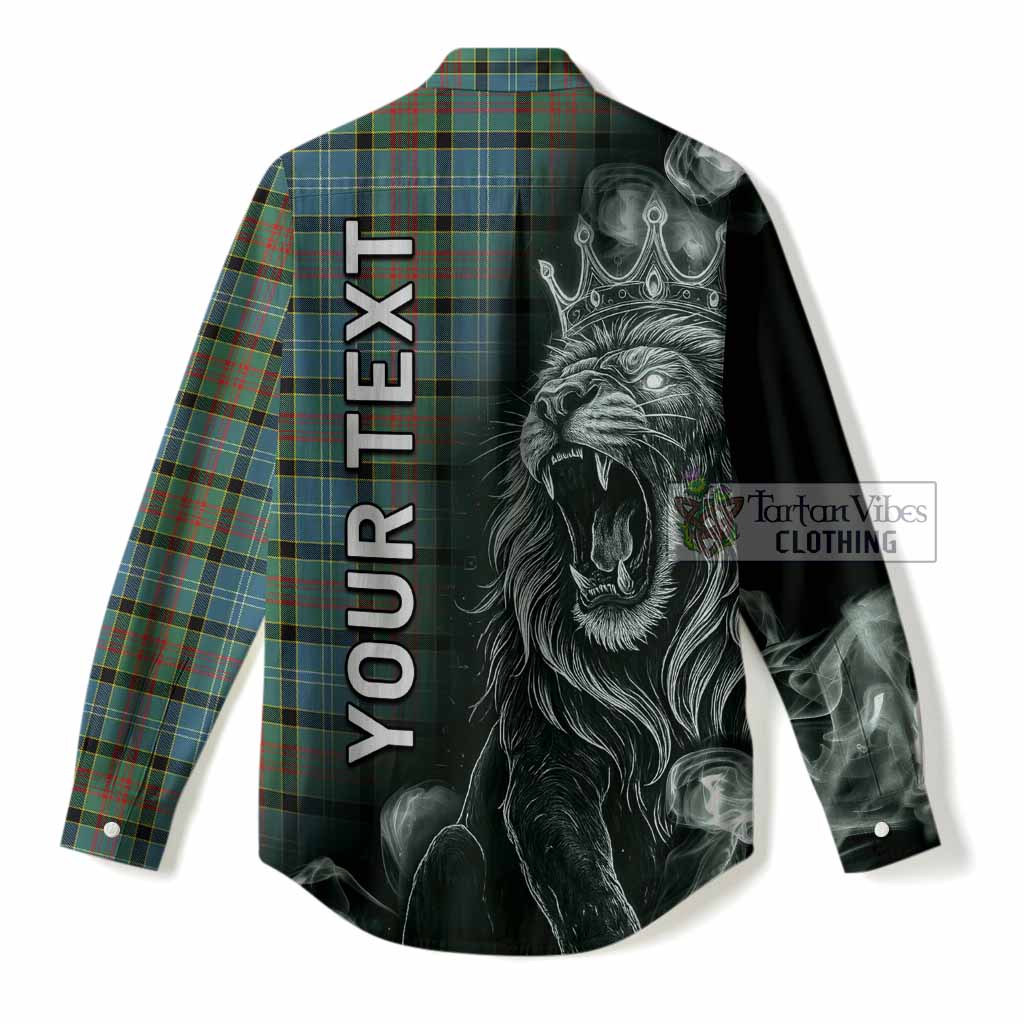 Paisley Tartan Women Casual Shirt Roaring Lion Heritage