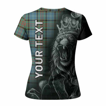 Paisley Tartan Women T shirt Roaring Lion Heritage