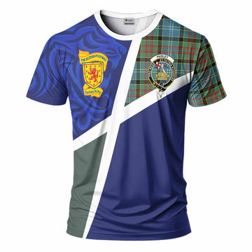 Paisley The Scottish Football Crest T-Shirt Lion-Tartan Army