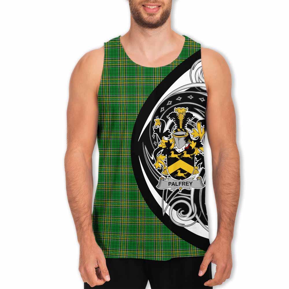 Tartan Vibes Clothing Palfrey Irish Clan Men's Tank Top Celtic Circle Style