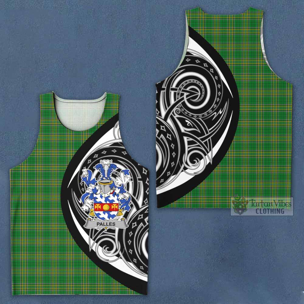 Tartan Vibes Clothing Palles Irish Clan Men's Tank Top Celtic Circle Style