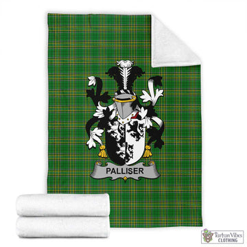 Palliser Irish Clan Tartan Blanket with Coat of Arms
