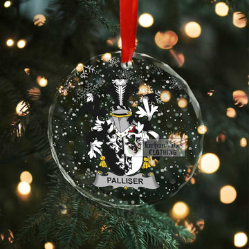 Palliser Irish Clan Christmas Glass Ornament with Coat of Arms
