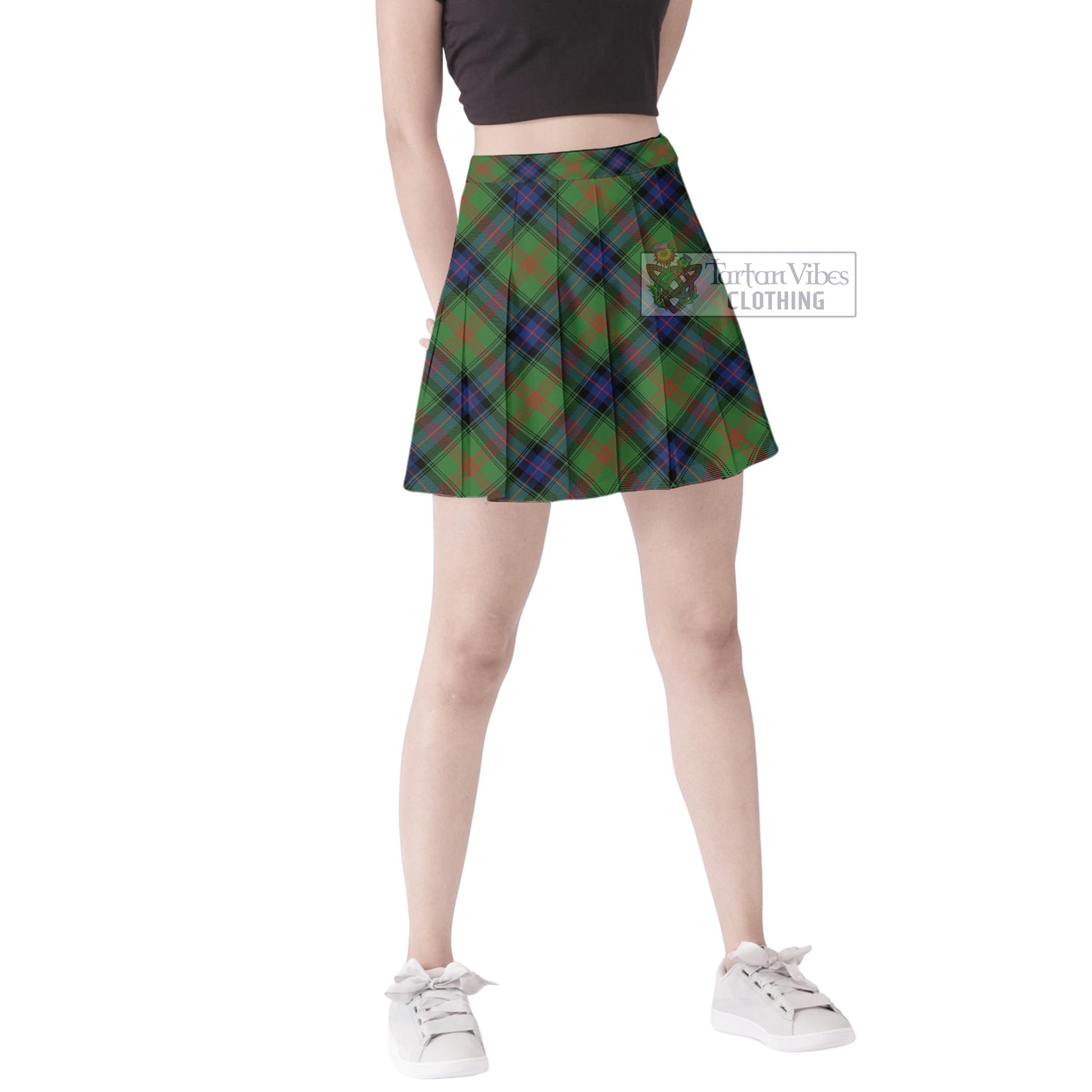 Park Tartan Women's Plated Mini Skirt Cross Style Female - Tartan Vibes Clothing