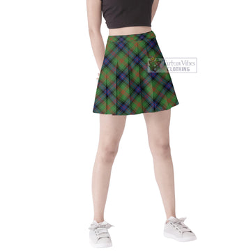 Park Tartan Women's Plated Mini Skirt Cross Style Female - Tartan Vibes Clothing