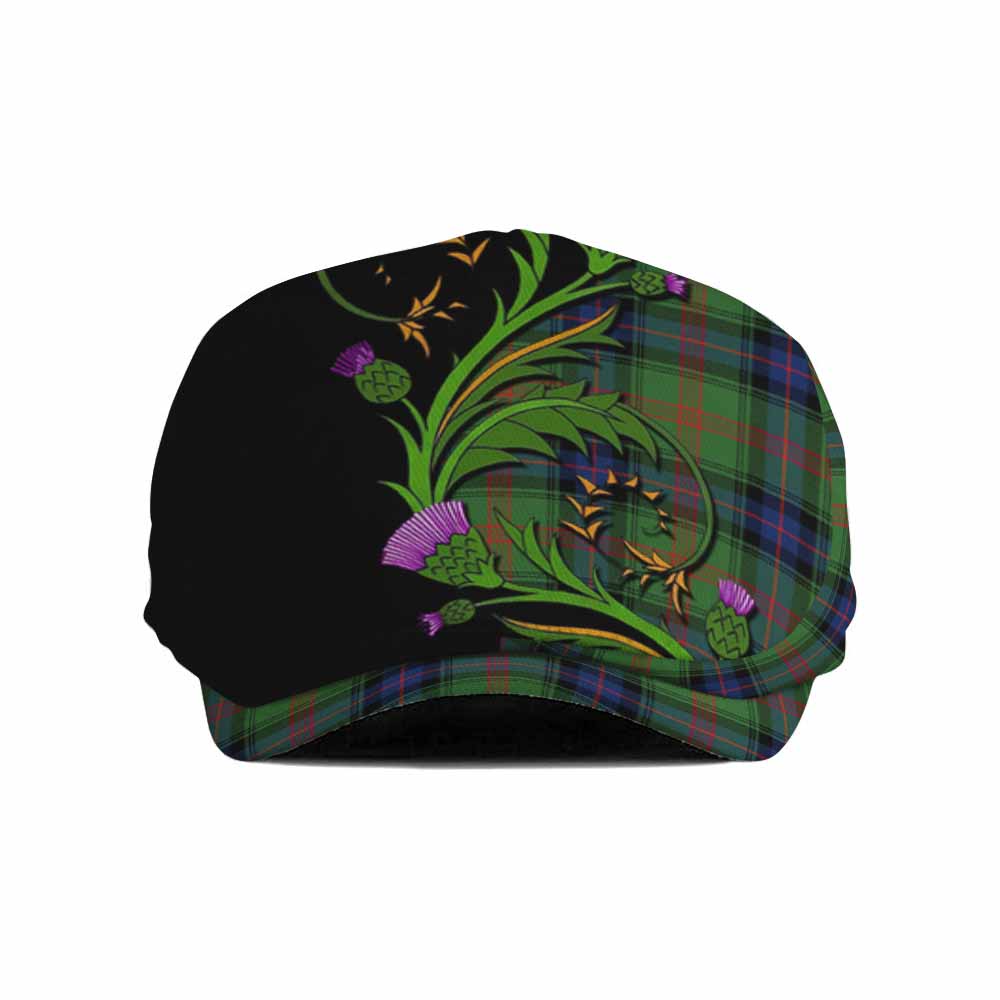Park Tartan Flat Cap, Jeff Cap Scottish Thistle Pride Heritage Art