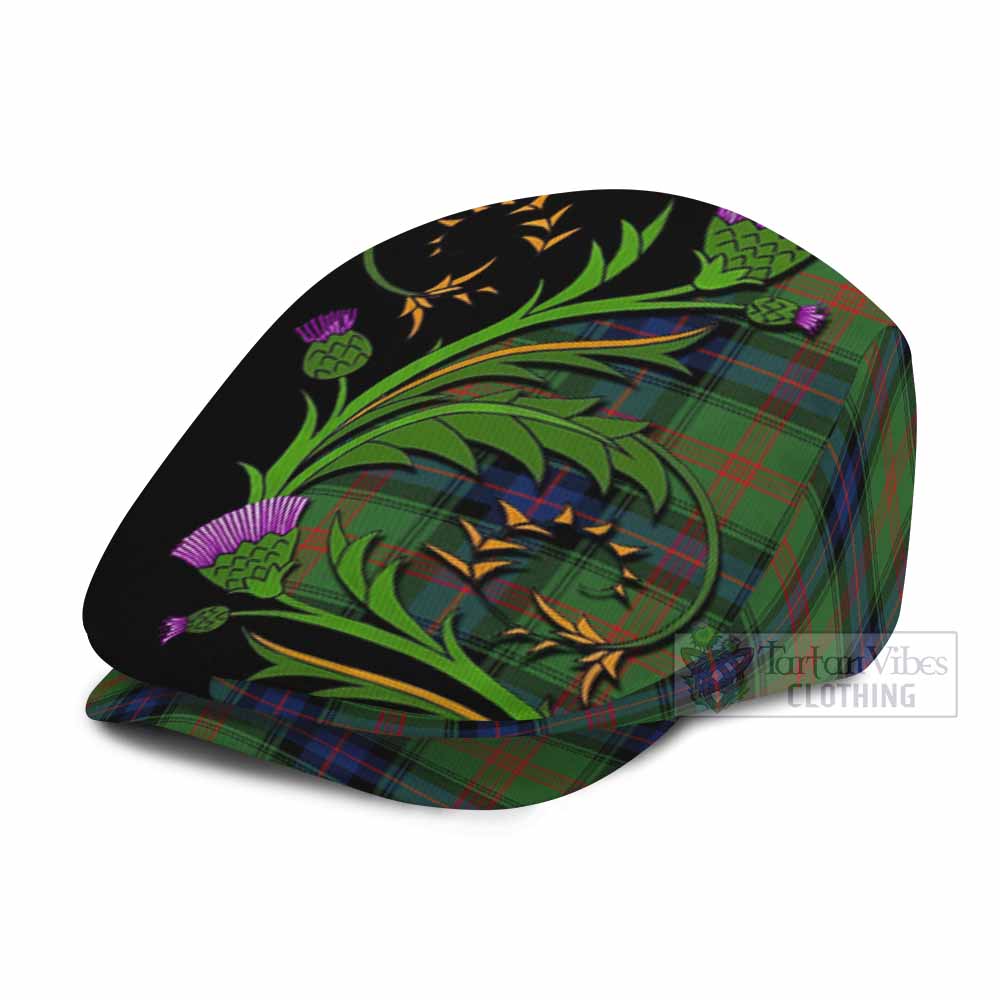 Park Tartan Flat Cap, Jeff Cap Scottish Thistle Pride Heritage Art