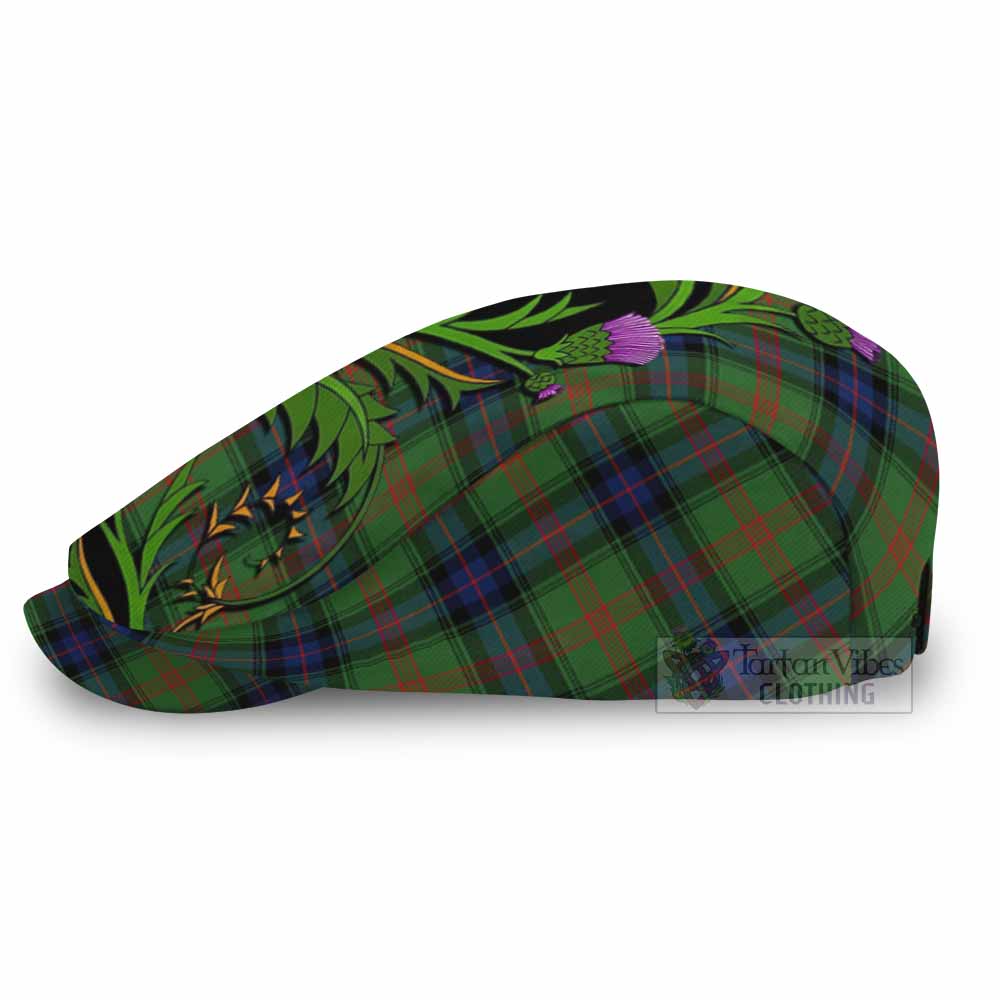 Park Tartan Flat Cap, Jeff Cap Scottish Thistle Pride Heritage Art