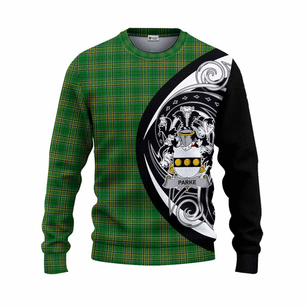 Tartan Vibes Clothing Parke Irish Clan Knitted Sweater Celtic Circle Style
