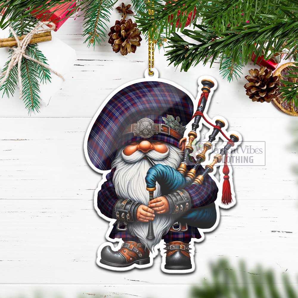 Parker Tartan Bagpiper Gnome Christmas Ornament - Tartan Vibes Clothing