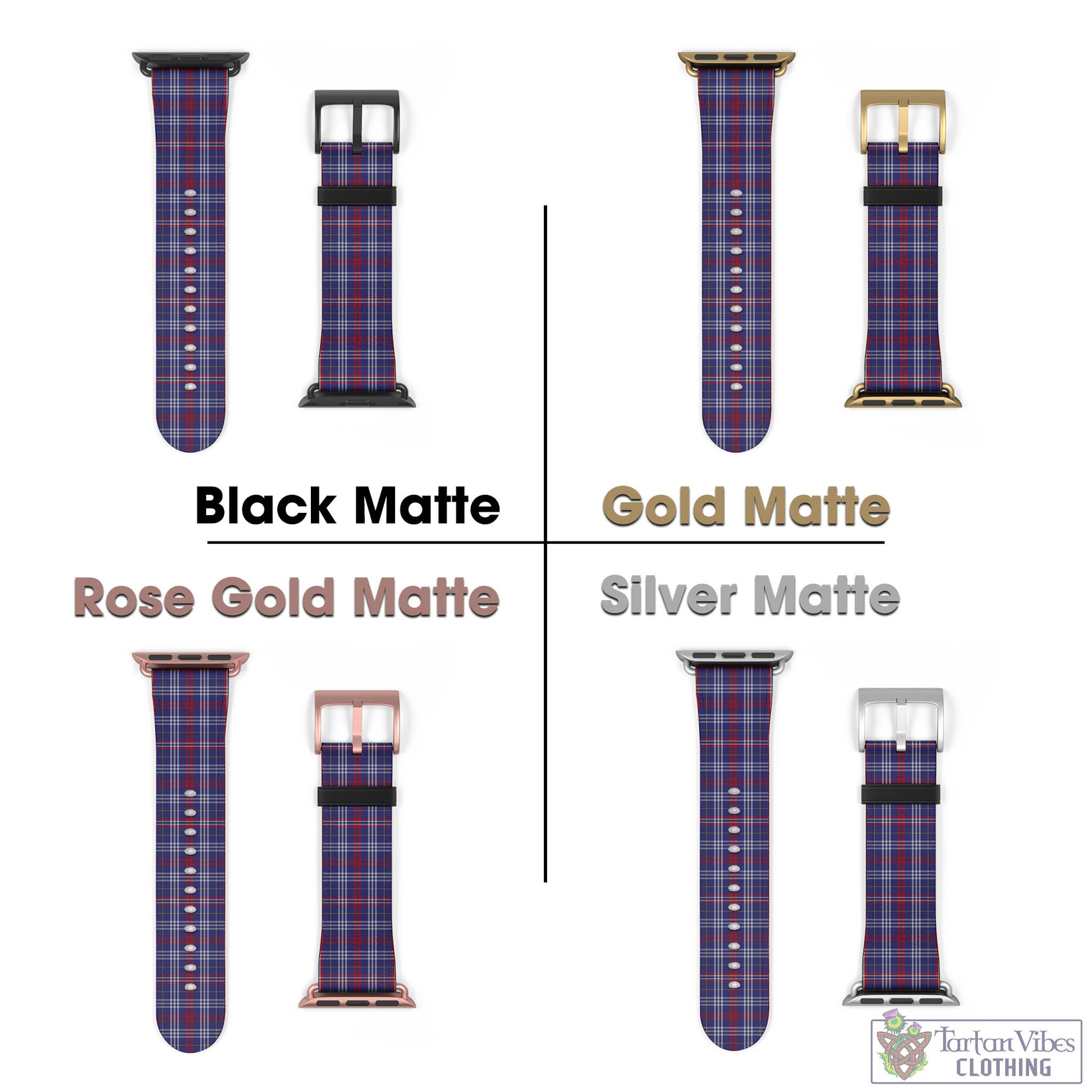 Parker Tartan Watch Band 42 - 45 mm - Tartan Vibes Clothing