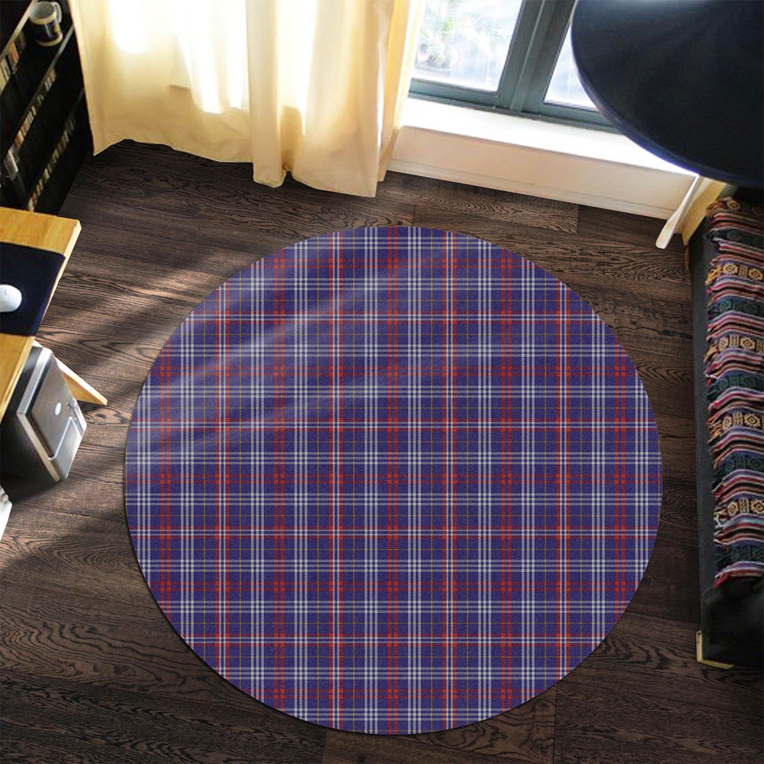 Parker Tartan Round Rug Premium Round Rug - Tartan Vibes Clothing
