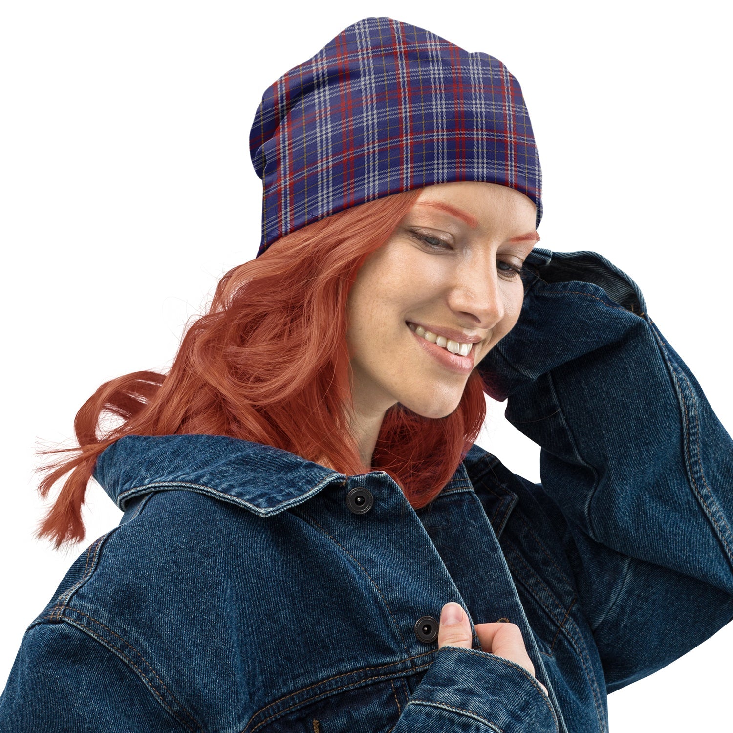 Parker Tartan Beanies Hat Adult 10.8 × 11 inches - Tartan Vibes Clothing