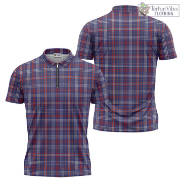 Parker Tartan Zipper Polo Shirt Unisex - Tartan Vibes Clothing