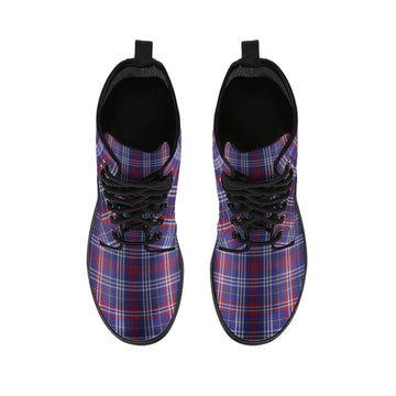 Parker Tartan Leather Boots