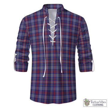 Parker Tartan Men's Scottish Traditional Jacobite Ghillie Kilt Shirt - Tartan Vibes Clothing