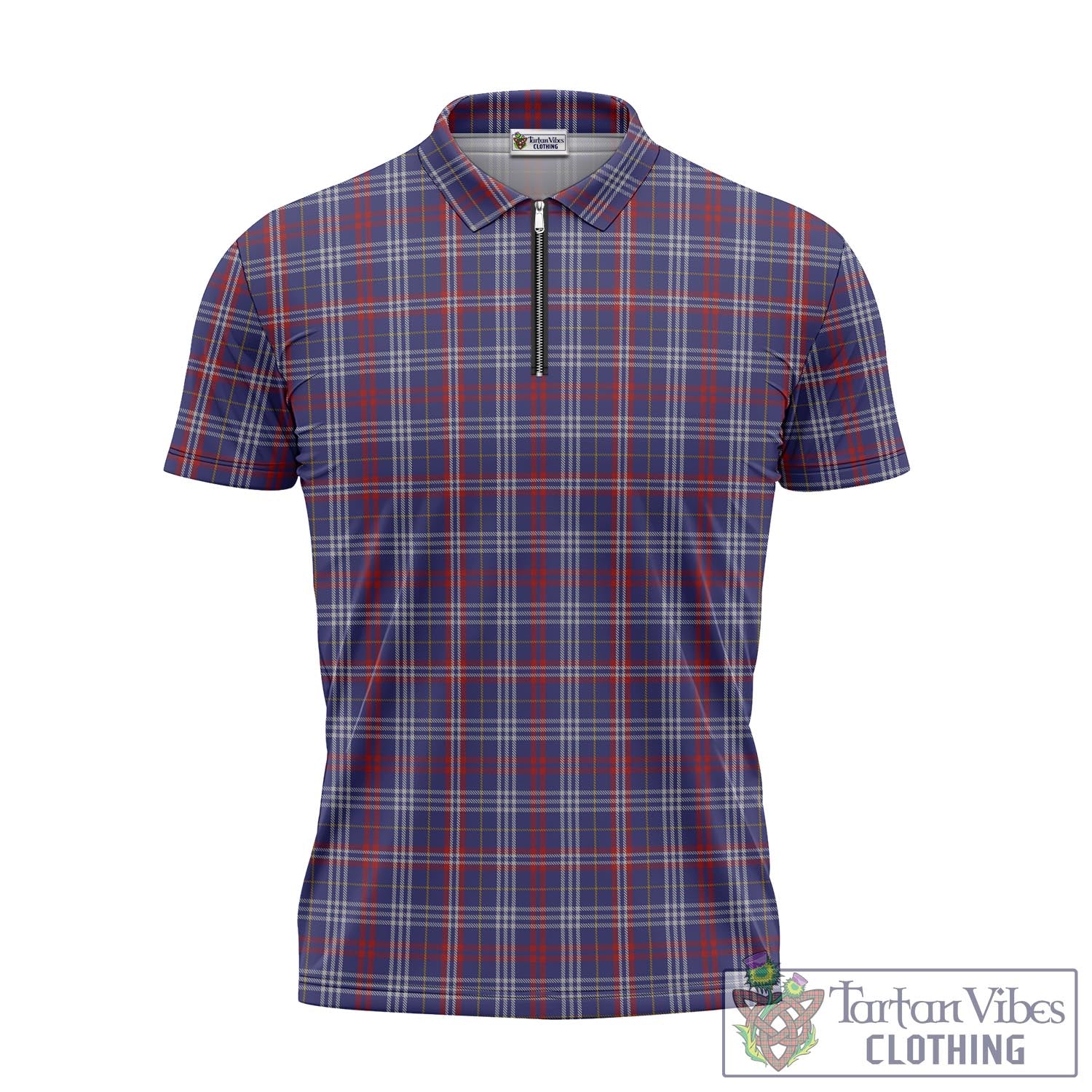 Parker Tartan Zipper Polo Shirt - Tartan Vibes Clothing