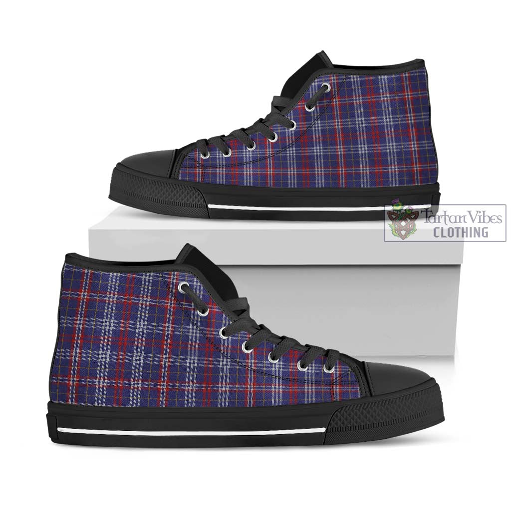 Parker Tartan High Top Shoes - Tartan Vibes Clothing