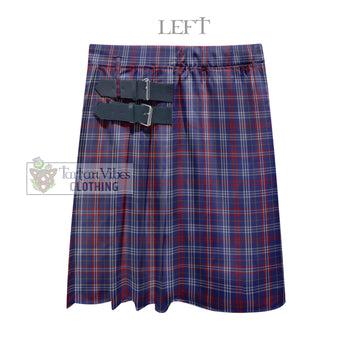 Parker Tartan Men's Pleated Skirt - Fashion Casual Retro Scottish Kilt Style
