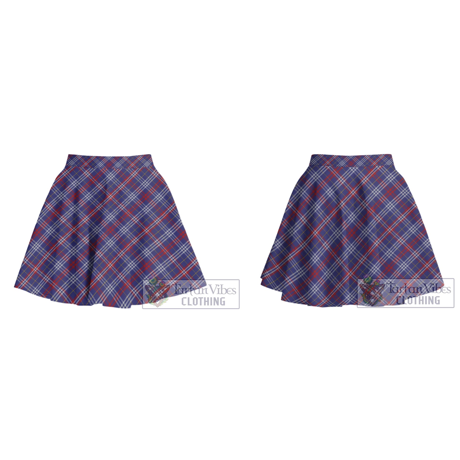 Parker Tartan Women's Plated Mini Skirt Cross Style - Tartan Vibes Clothing