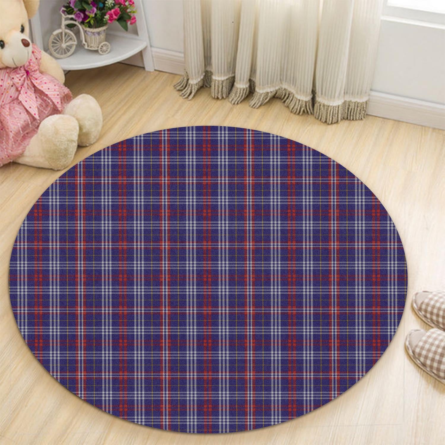 Parker Tartan Round Rug - Tartan Vibes Clothing