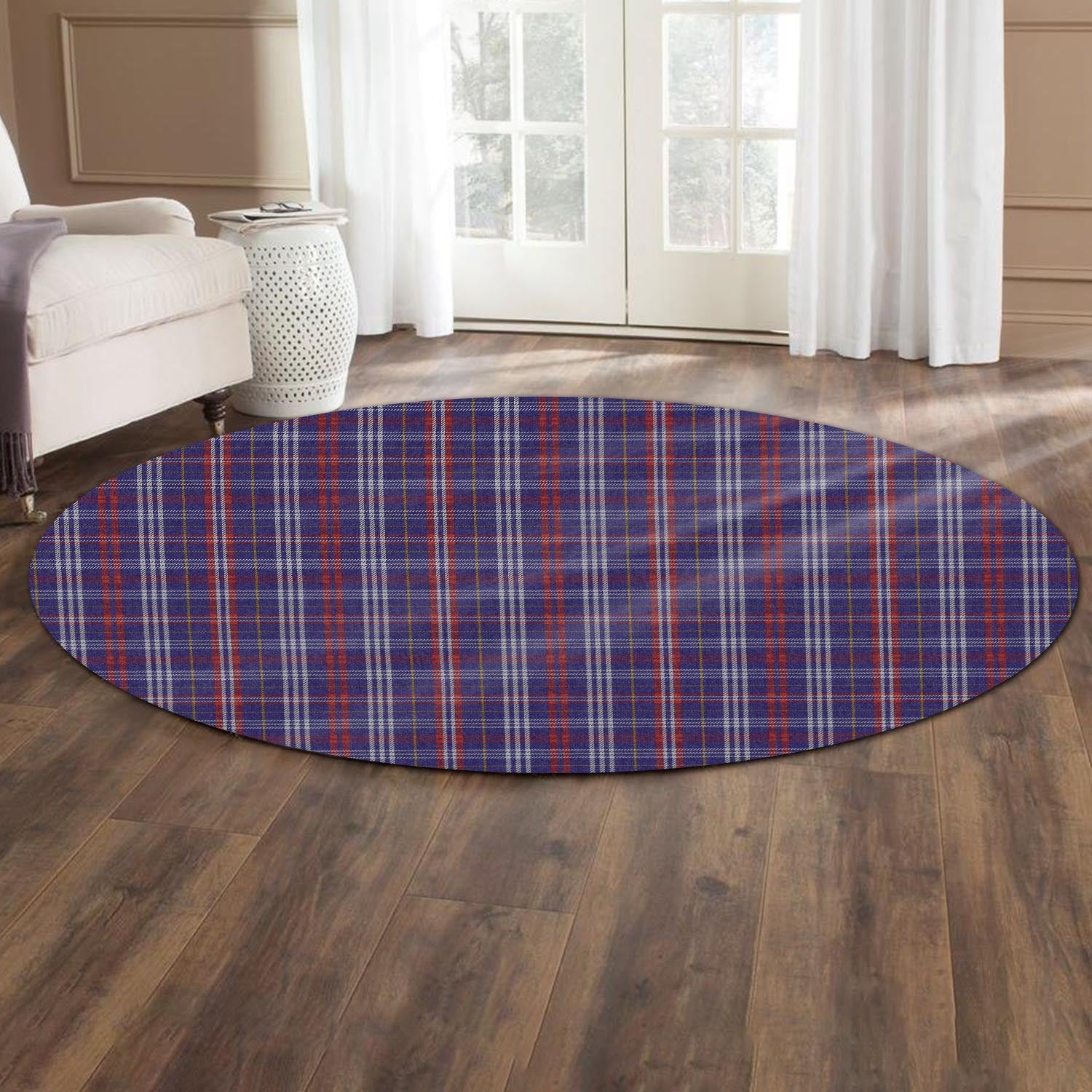 Parker Tartan Round Rug - Tartan Vibes Clothing