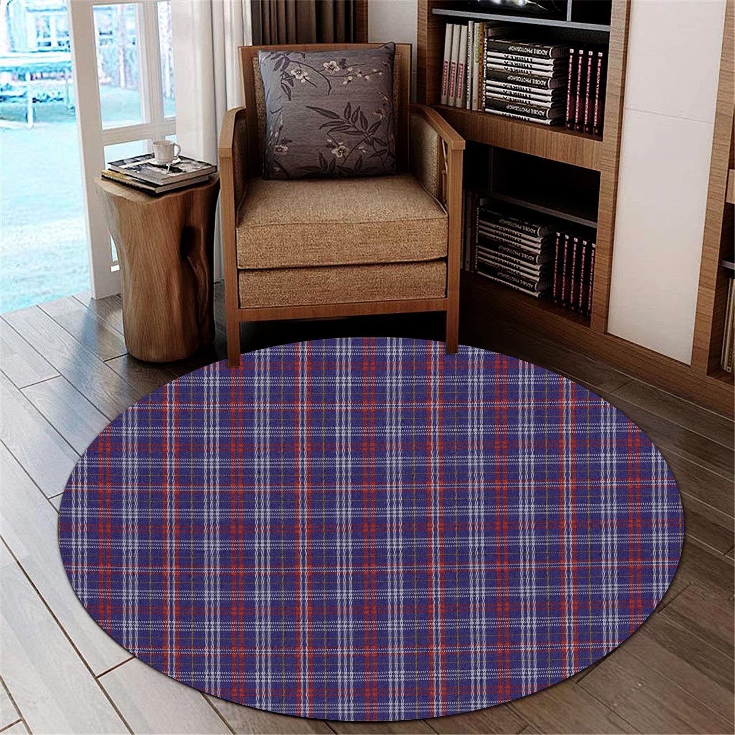 Parker Tartan Round Rug - Tartan Vibes Clothing
