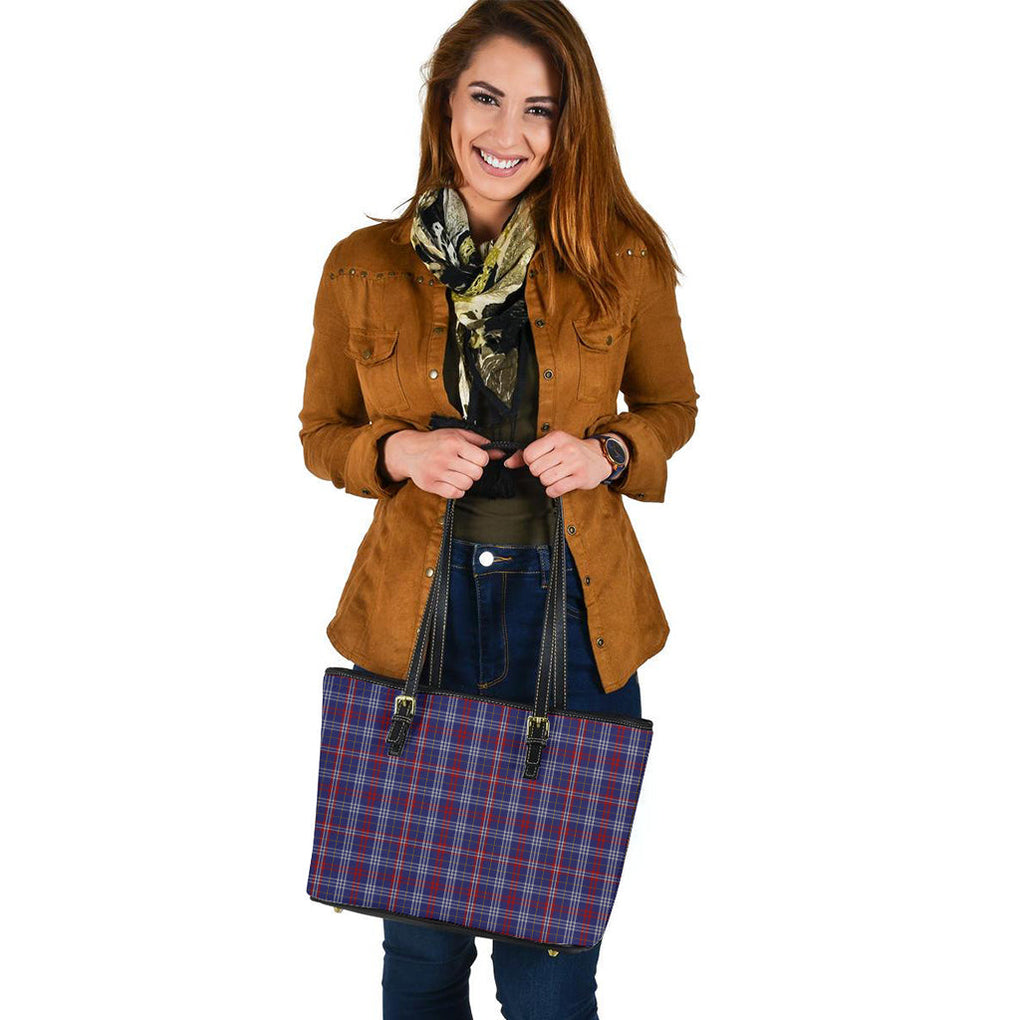 parker-tartan-leather-tote-bag