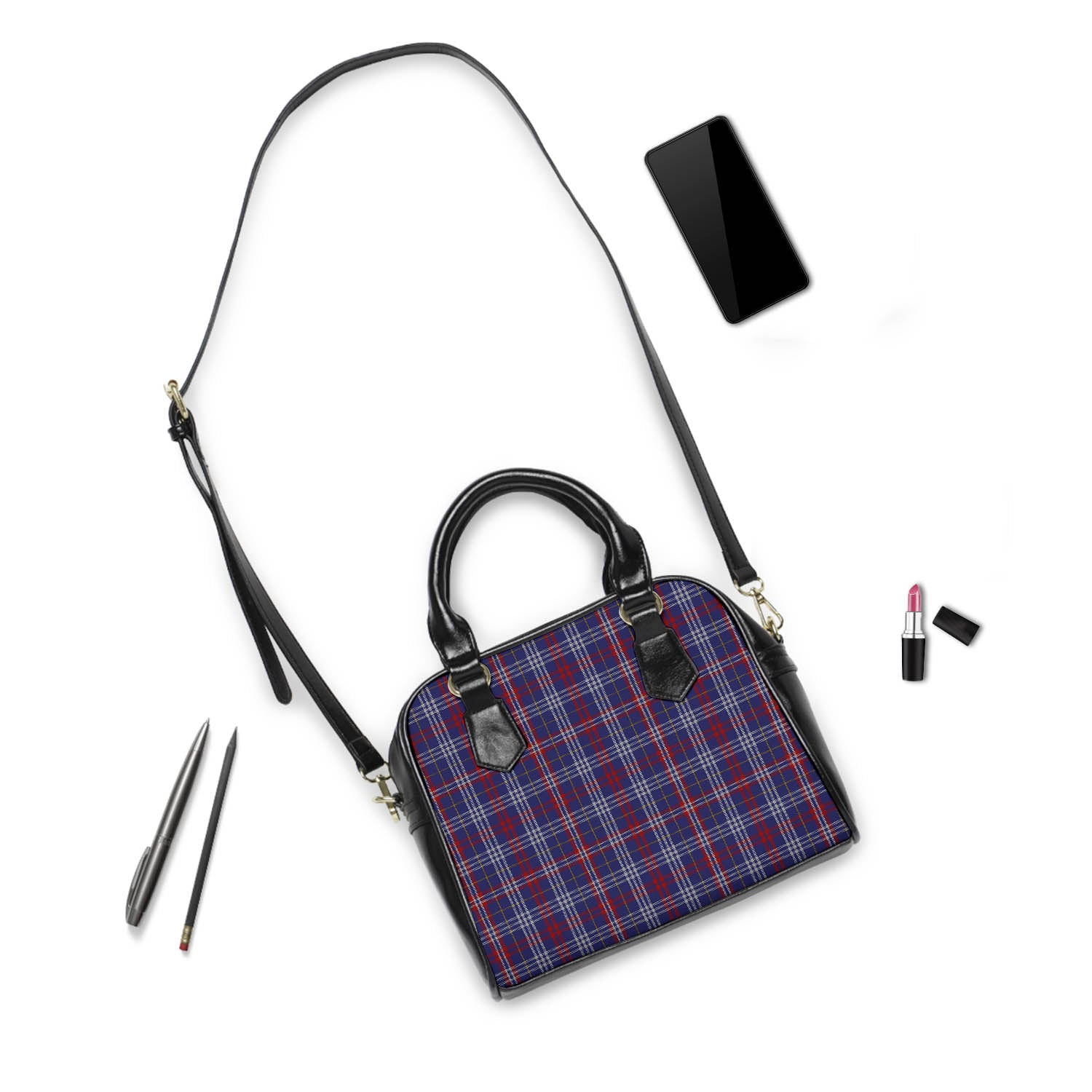 Parker Tartan Shoulder Handbags - Tartan Vibes Clothing