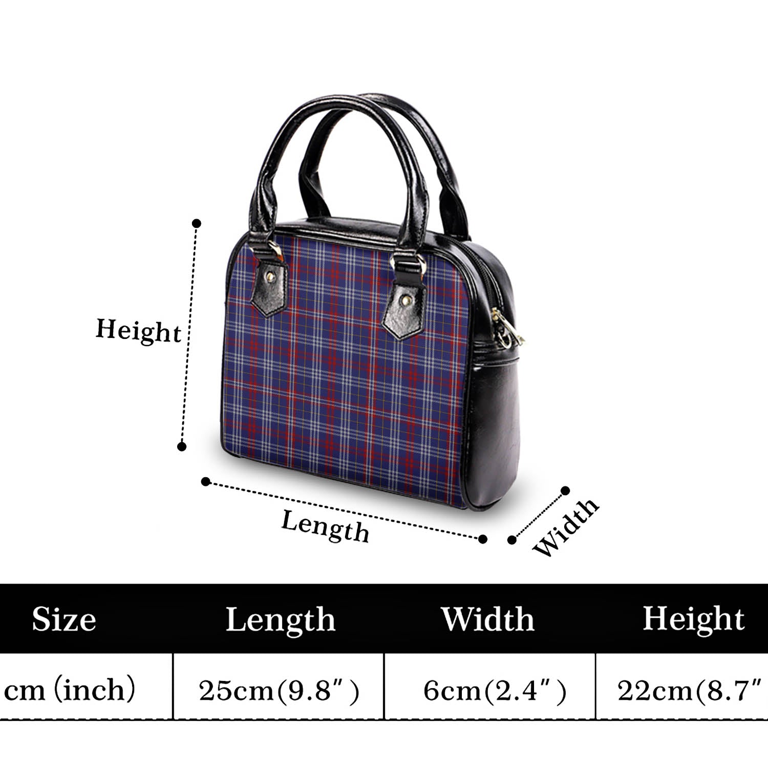 Parker Tartan Shoulder Handbags - Tartan Vibes Clothing