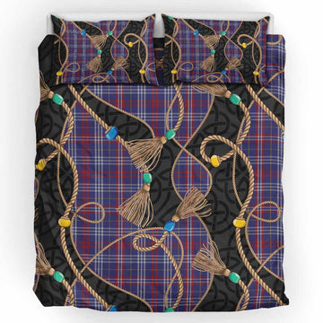 Parker Scottish Tartan Twisted Ropes Stylized Bedding Set UK Bedding Set UK King 91*87 inch - Tartan Vibes Clothing