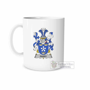 Parry Irish Clan Coat of Arms Ceramic Mug