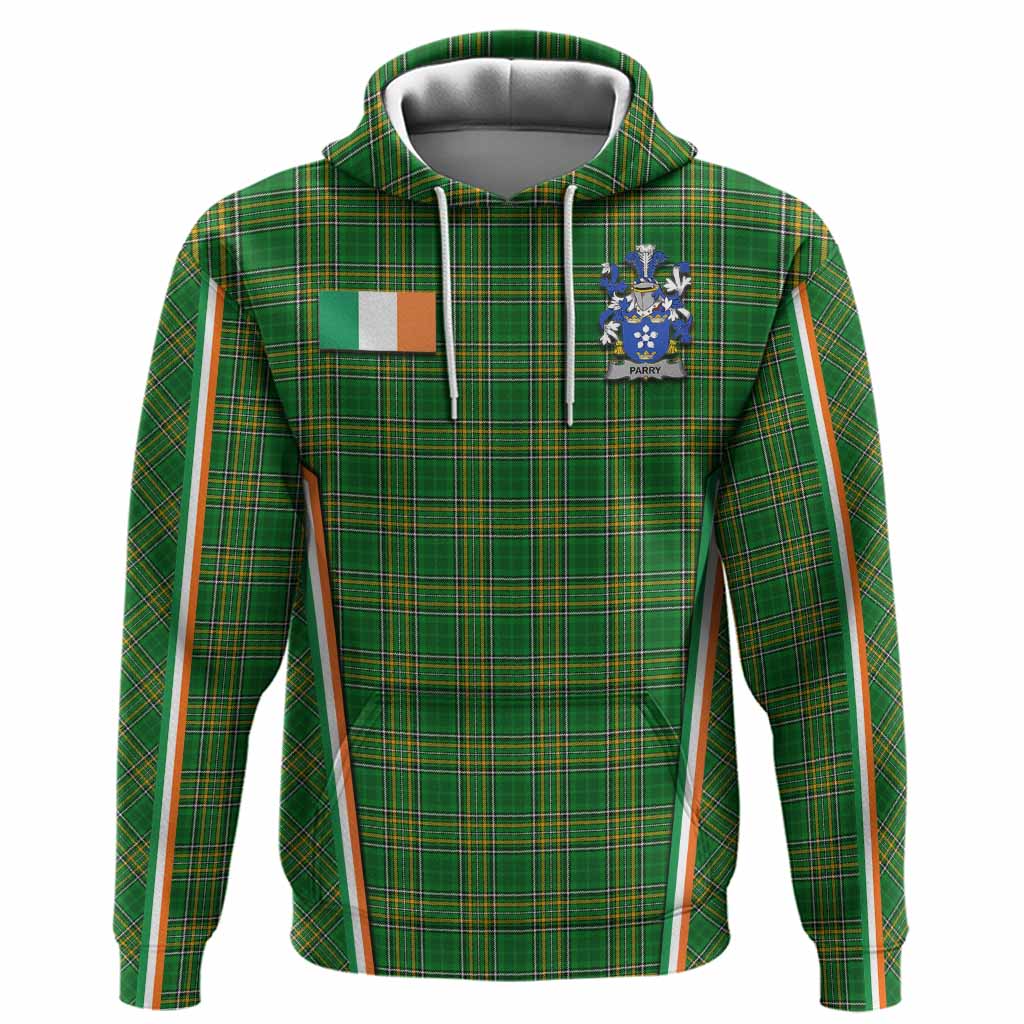 Parry Irish Clan Coat of Arm Tartan Hoodie Flag Style