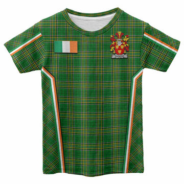 Parsons Irish Clan Coat of Arm Tartan Kid T-shirt Flag Style