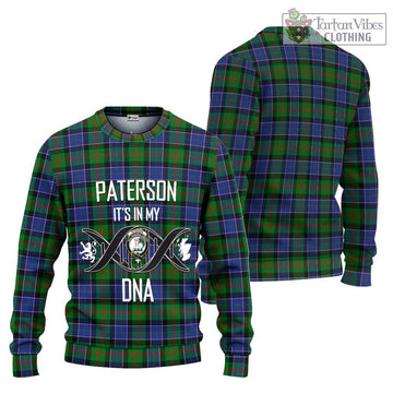 Paterson Tartan Knitted Sweater with Family Crest DNA In Me Style Unisex - Tartanvibesclothing Shop